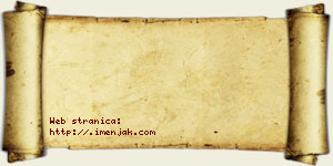 Hana Karavesović vizit kartica